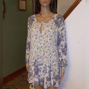 Free people Tunic Mini Dress Sz-XS